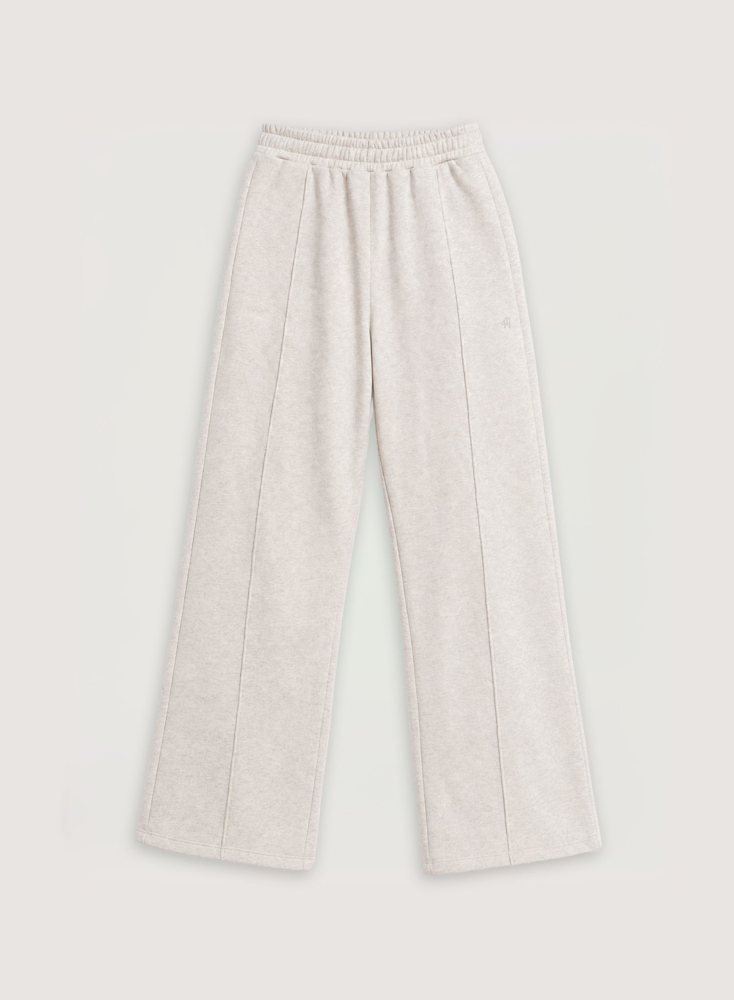 Oatmeal 4th Branded Wide Leg Jogger